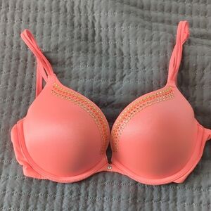 2 For $40 - Victoria's Secret Very Sexy Pushup Bra 34c - Rhinestones